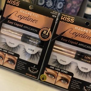 NEW IN BOX! 2 BRAND NEW KISS MAGNETIC EYELASHES